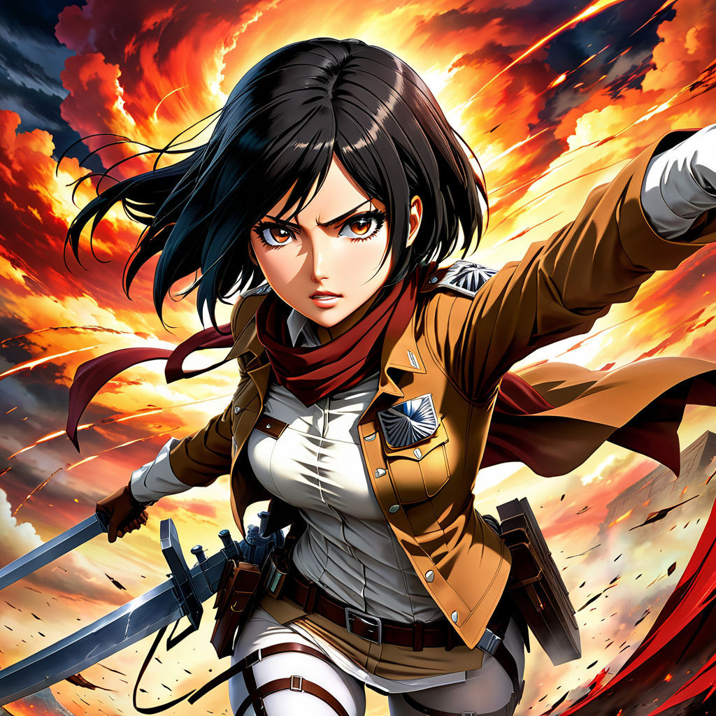 Attack on Titan Mikasa Ackerman