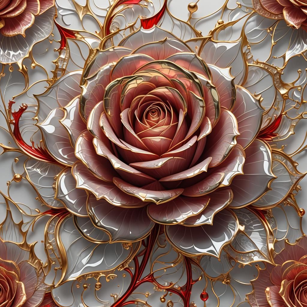 Glass Rose