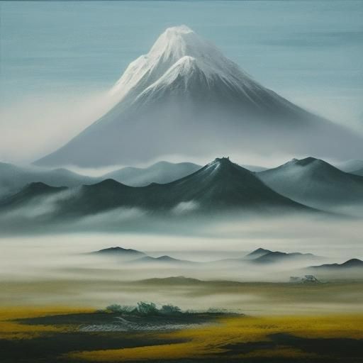 Ink Painting: Spring Plowing with Dragons