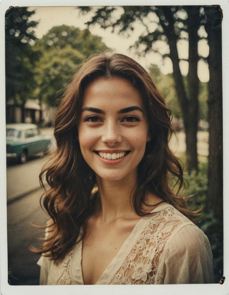 Polaroid portrait  by @DorianaGrey 