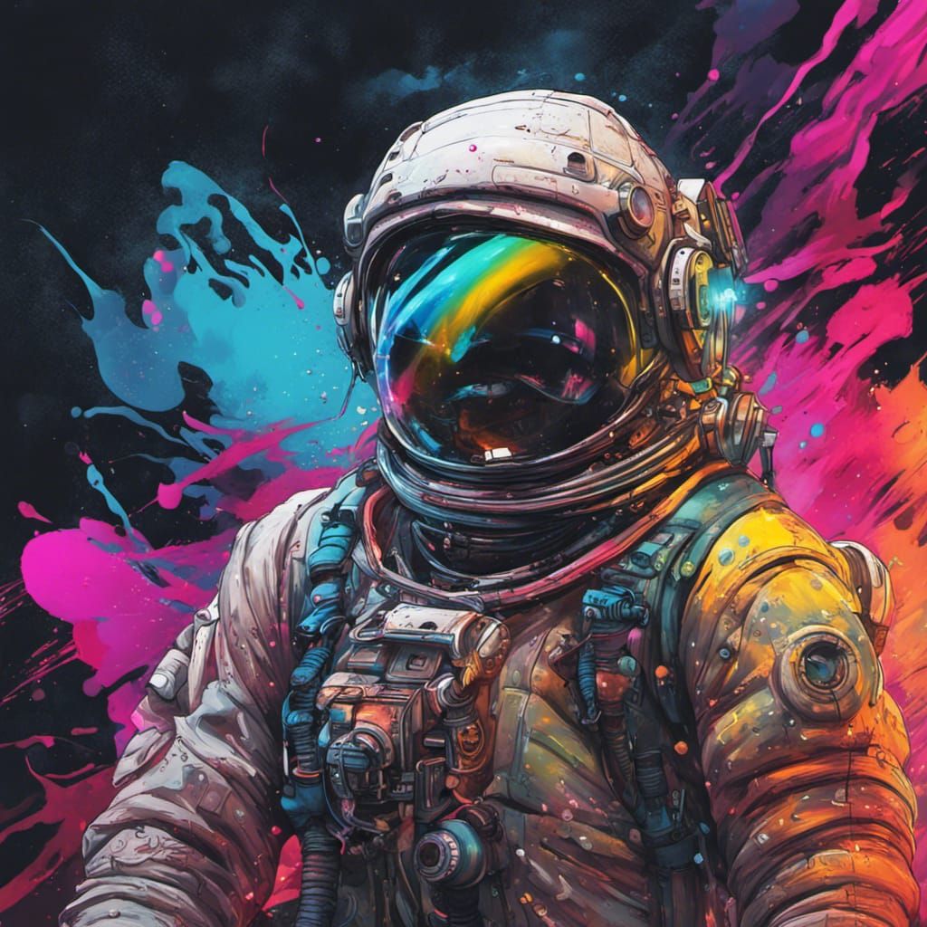 cyberpunk astronaut - AI Generated Artwork - NightCafe Creator