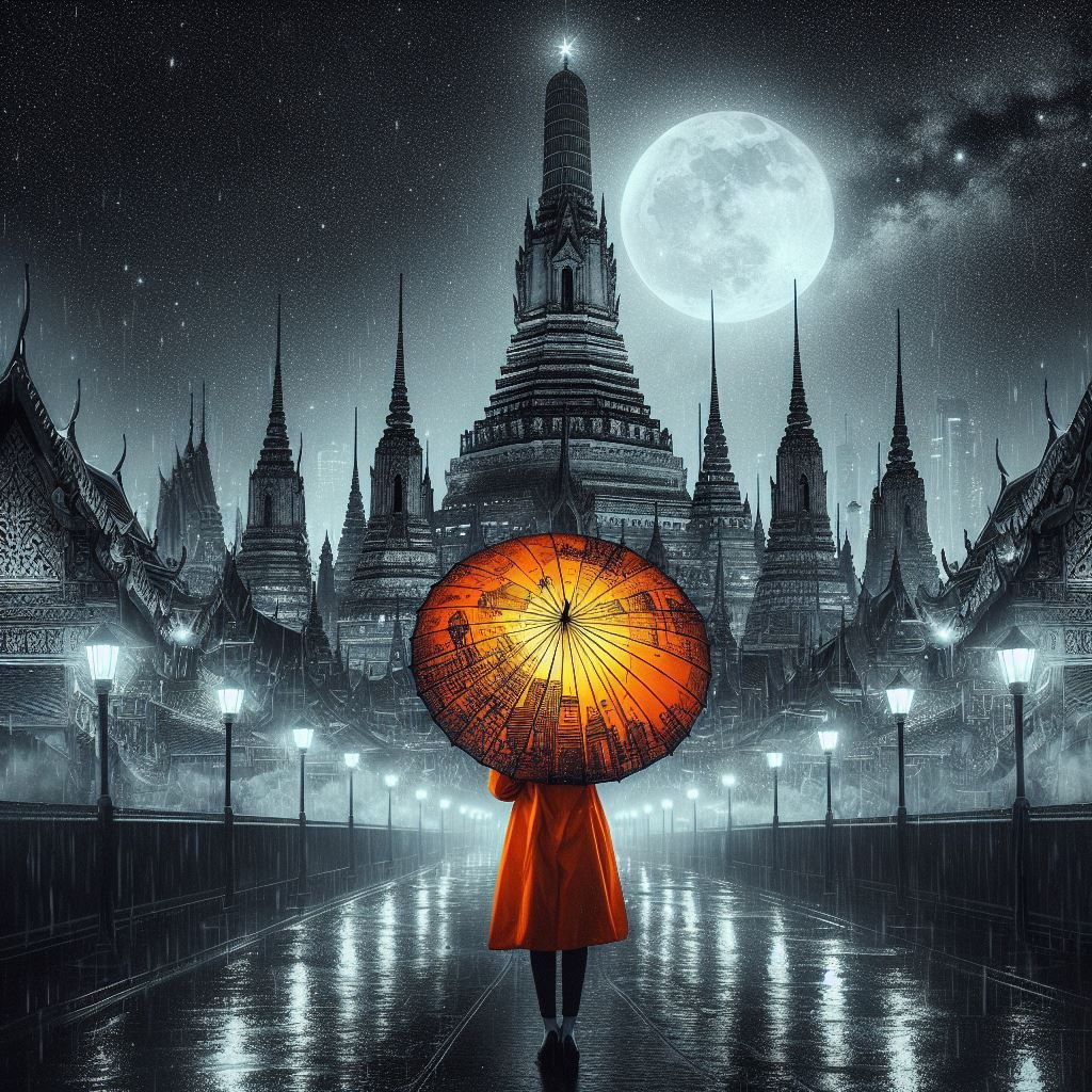 The world in orange  by @Gorbelix