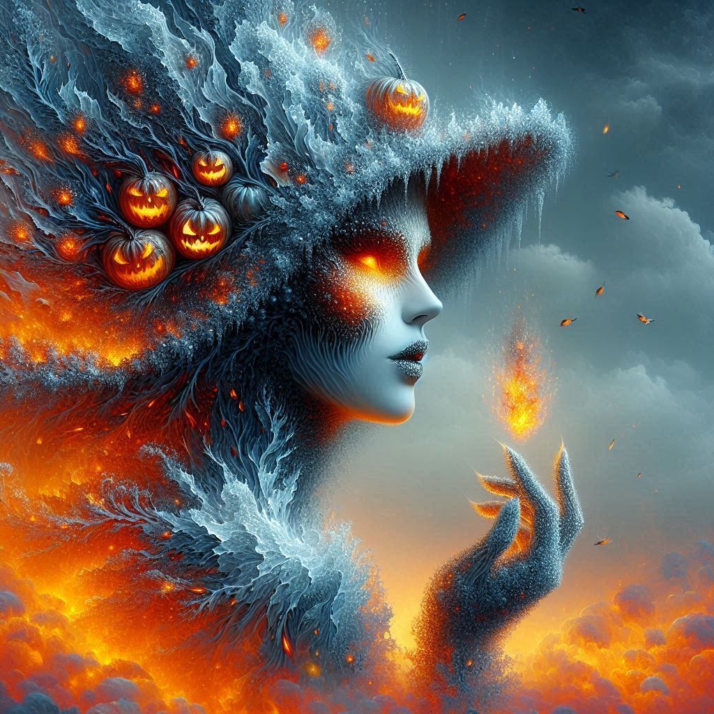 Flower Petal Halloween