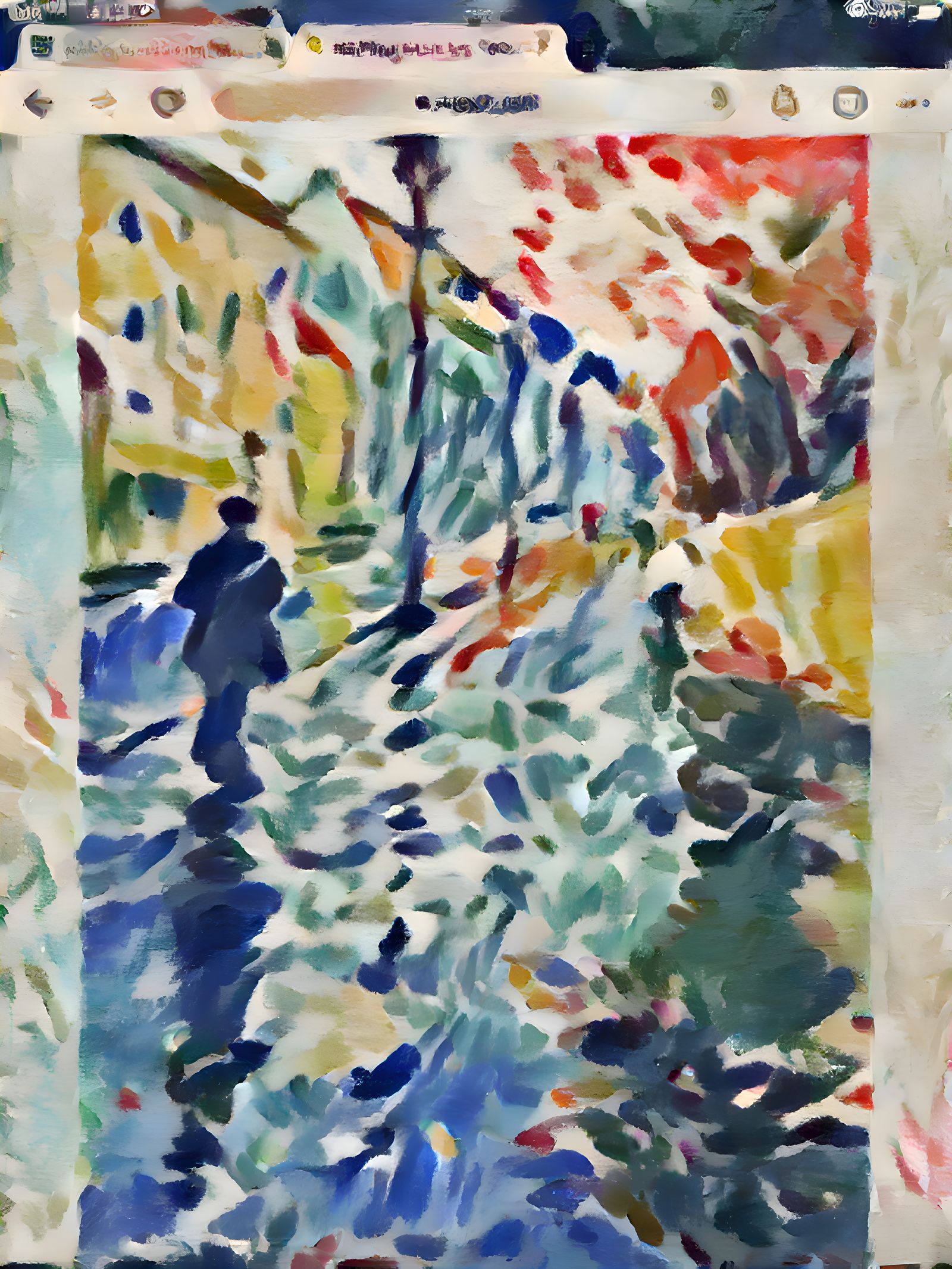 “Walking in Rain in Paris”