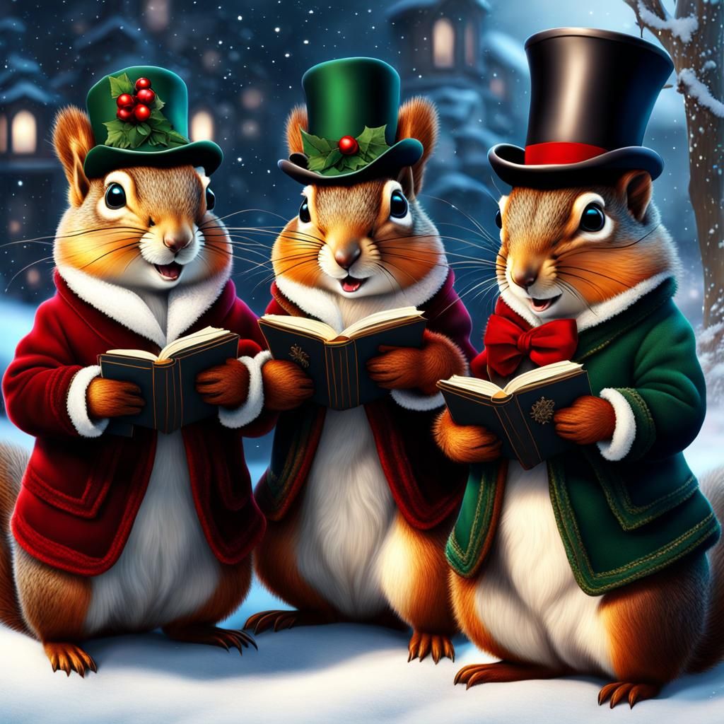 Here We Come A-Caroling  by @bookwrm0706