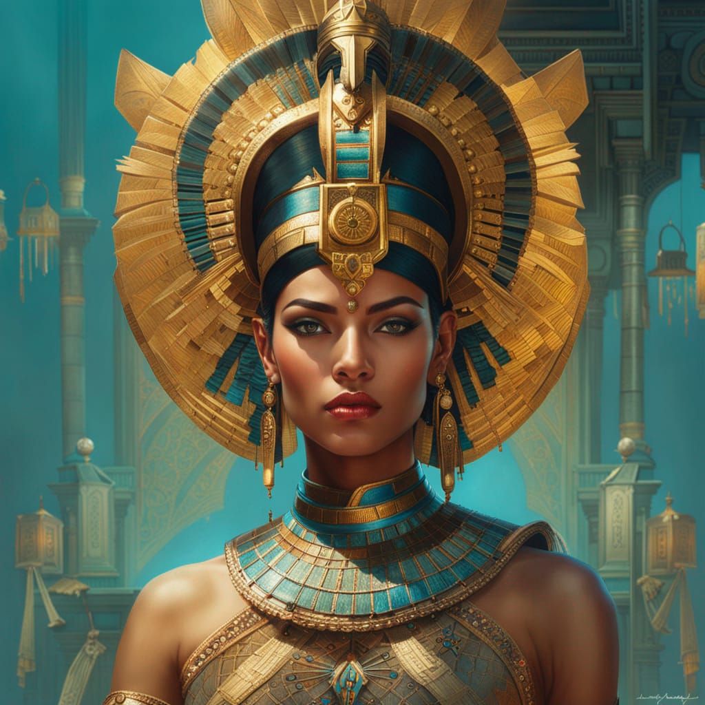 Ancient Egyptian High Priestess II - AI Generated Artwork - NightCafe ...