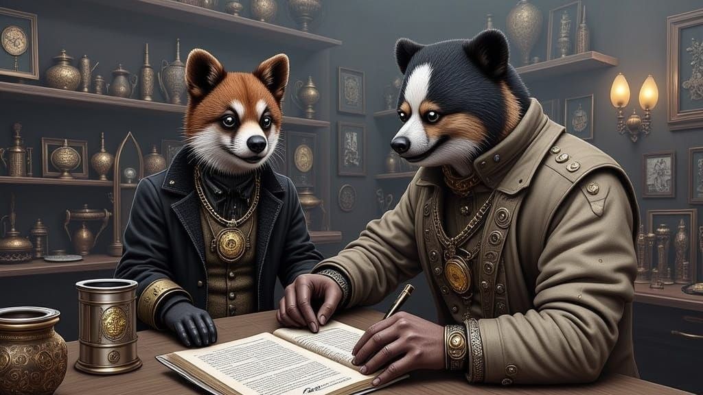  <lora:Steampunk Anthro:1.0>