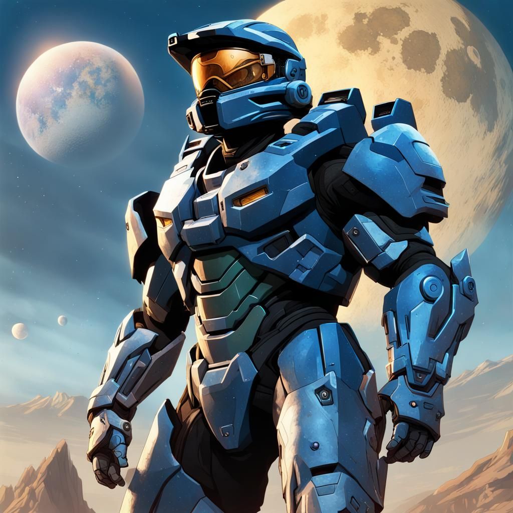 The Master Chief, from Halo - AI Generated Artwork - NightCafe Creator