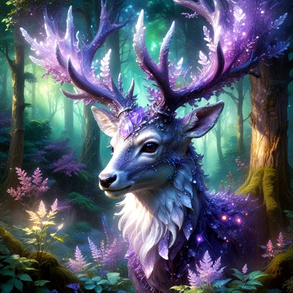 Mystical Deer  by @Tristan