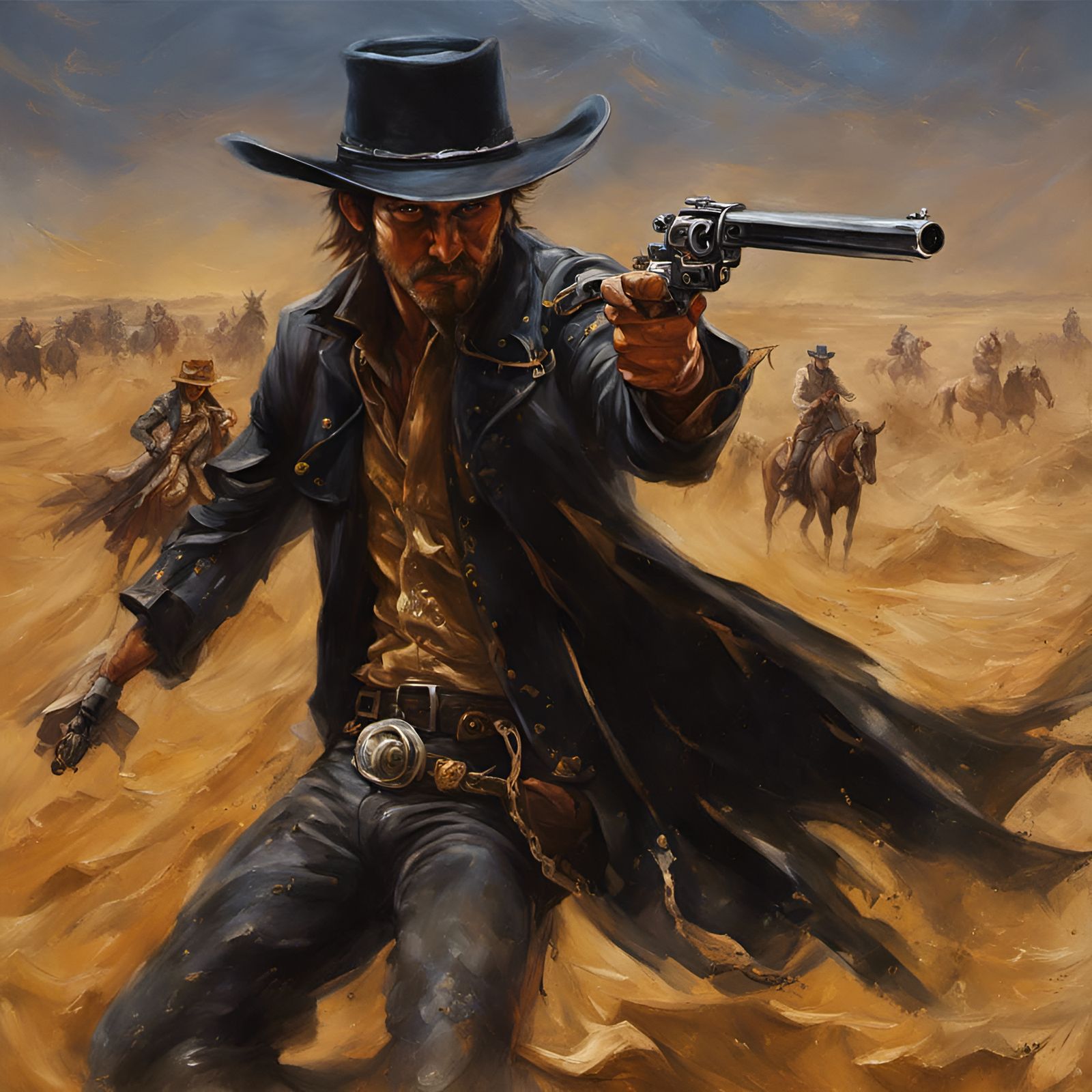 It's high noon 🤠 👢   by @Mongolius