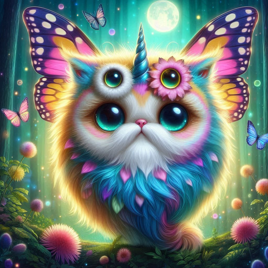 Cute strange creature