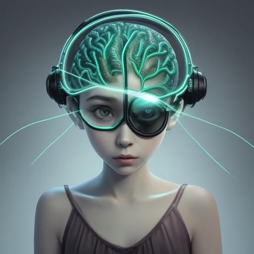 Brain Heart Lungs Anatomy Illustration