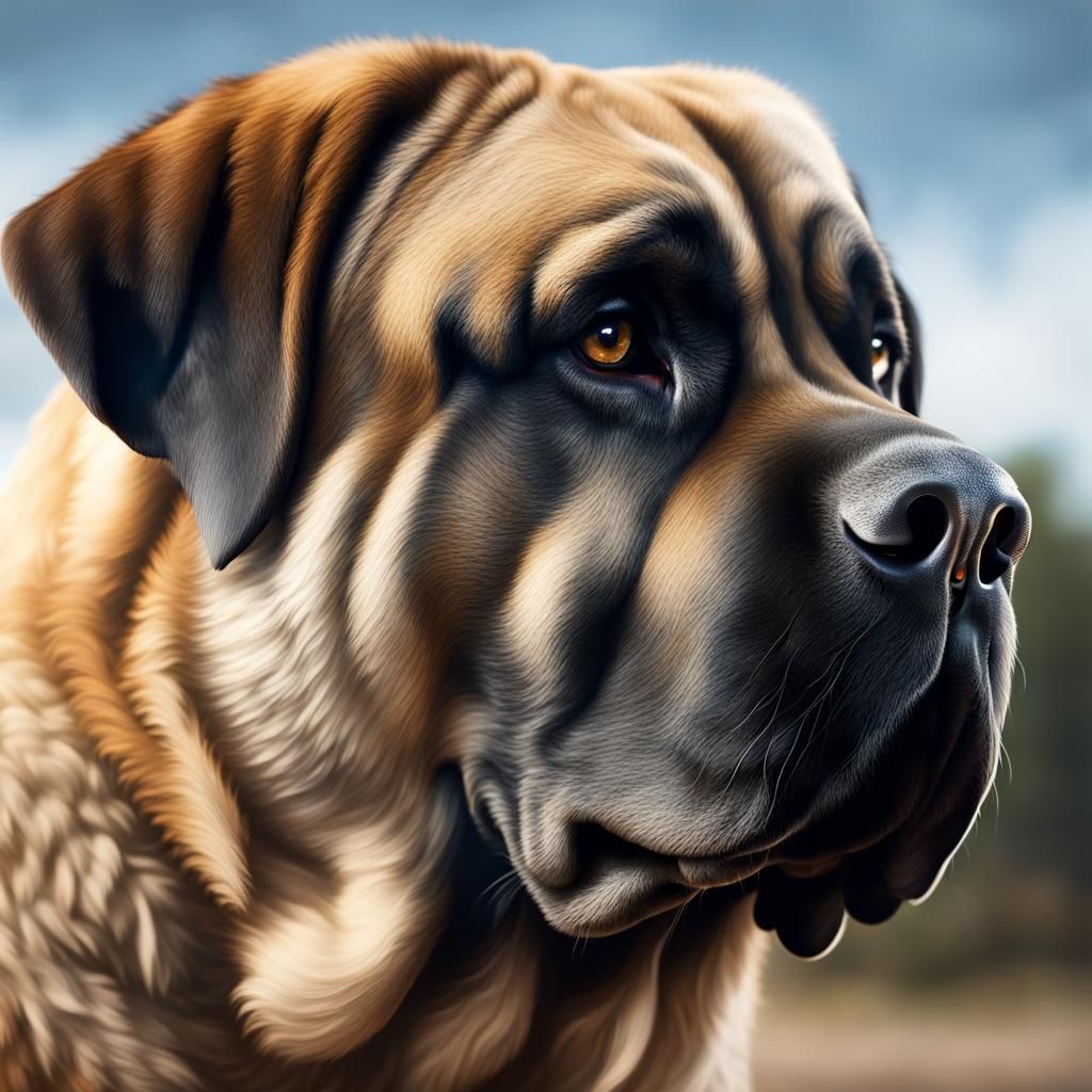 English Mastiff - AI Generated Artwork - NightCafe Creator