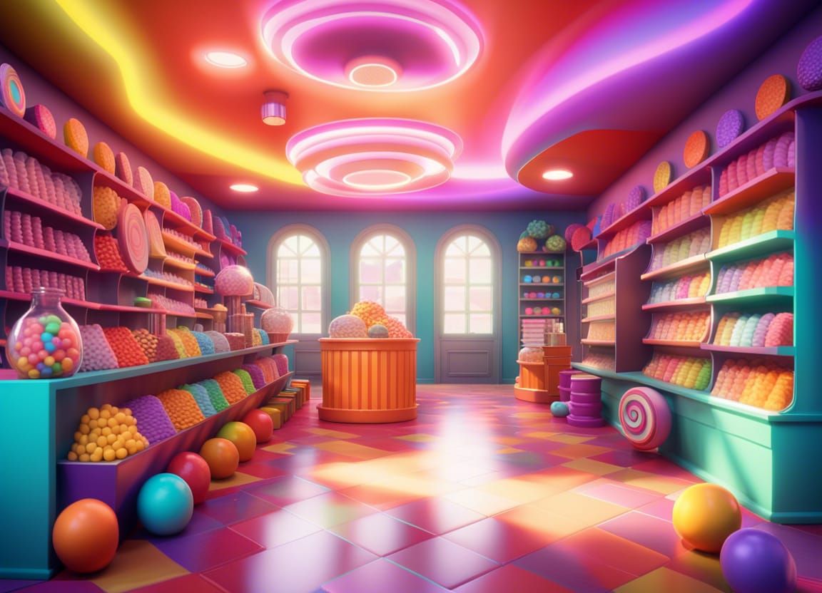 Wonka Store - AI Generated Artwork - NightCafe Creator