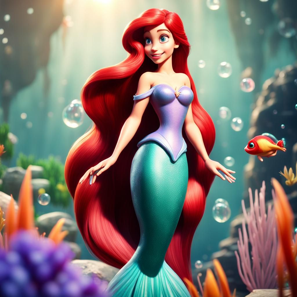 Disney Princess Ariel digital art