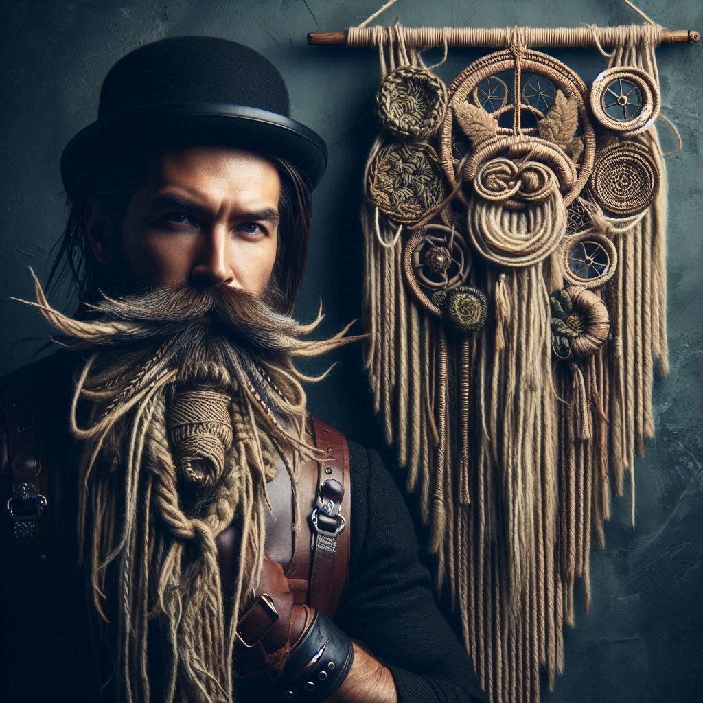 Macramé beard