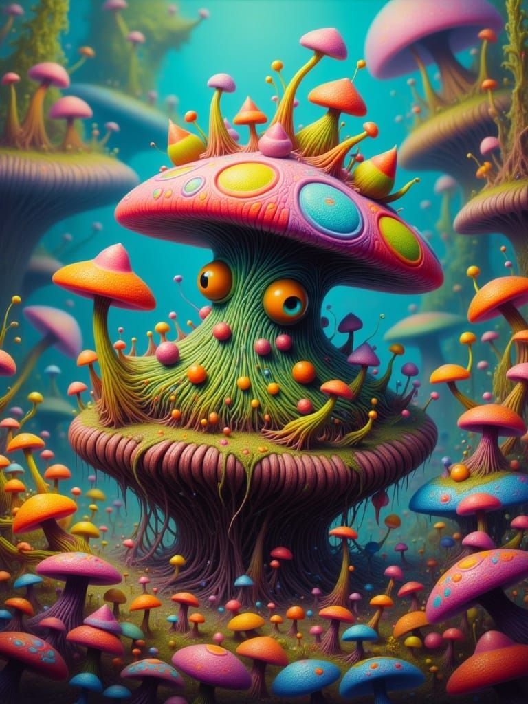 Whimsical alien Flux