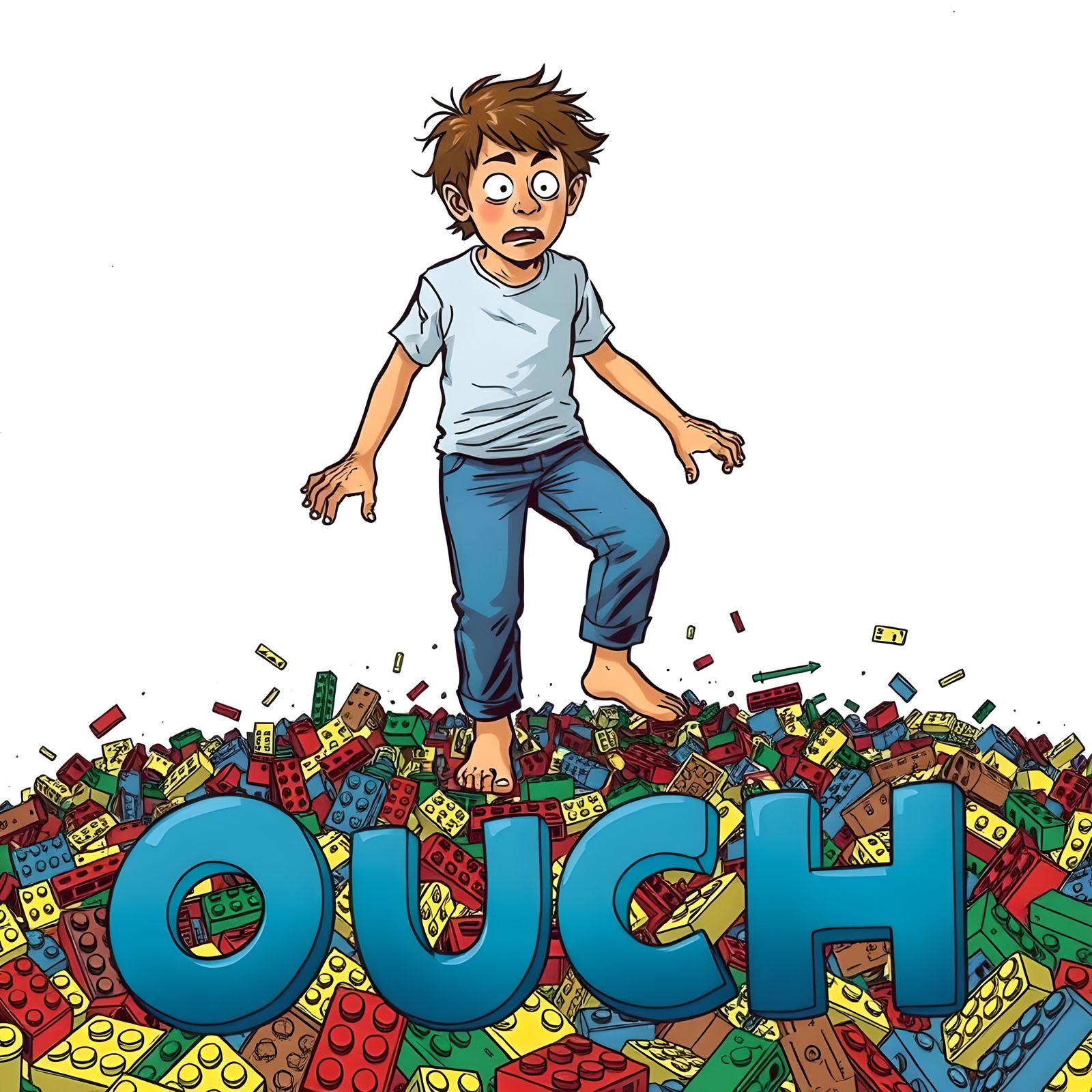 LEGOs... 🦶🤕  by @Mallory Reese