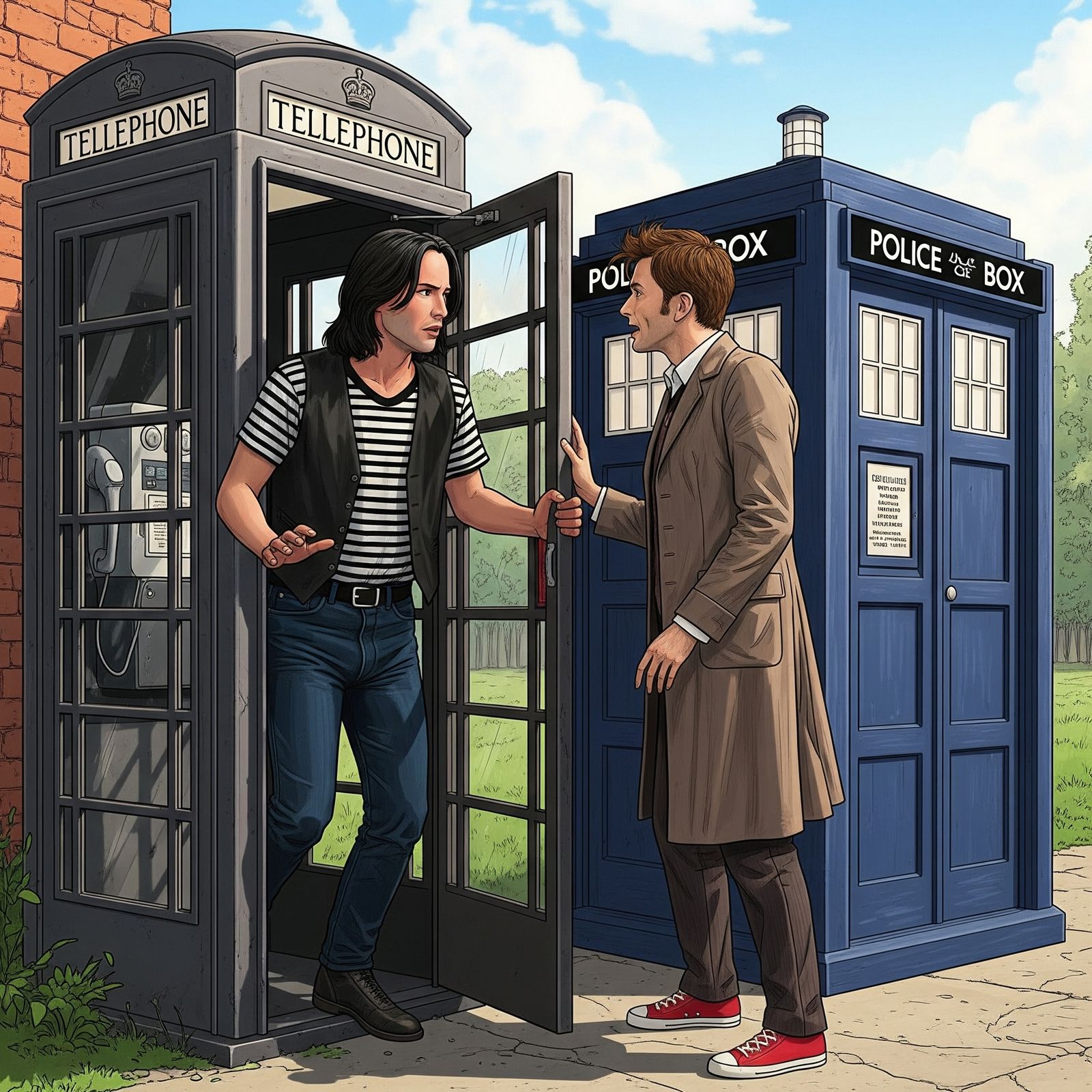 Ted meets the 9th Doctor