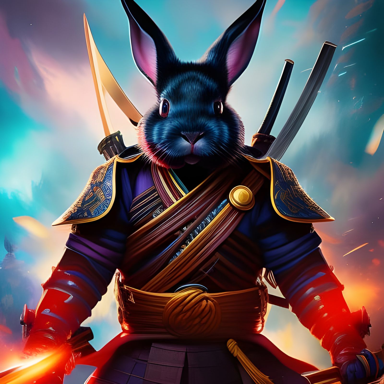 Samurai Rabbit  by @Kosh Flix