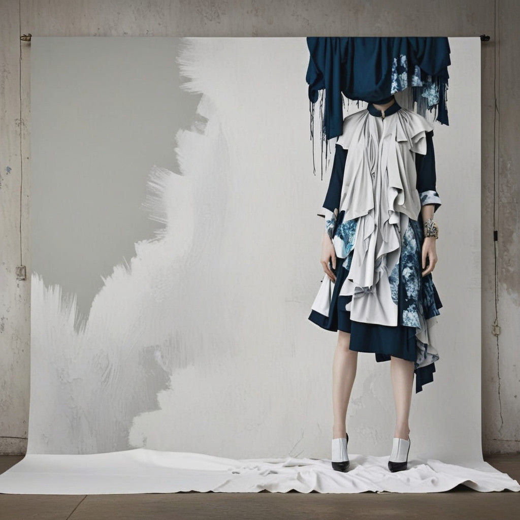 Eccentric Fashion Portrait in Marimekko Fabrics