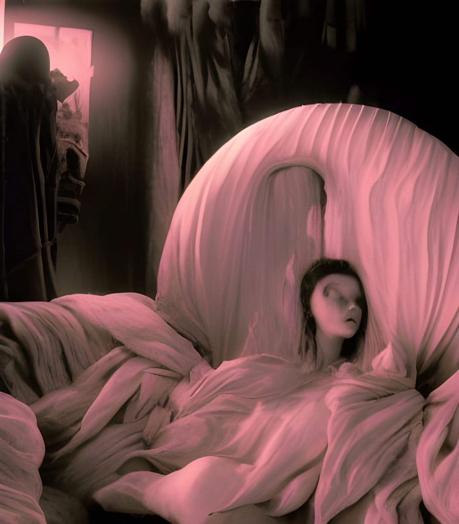 Surreal Stopmotion Dreamscape: Ethereal Cinematic Photograph