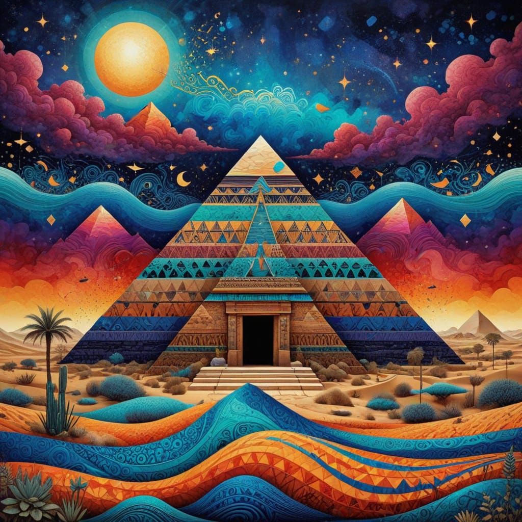 Pyramids of Egypt  by @Darlin Darkly