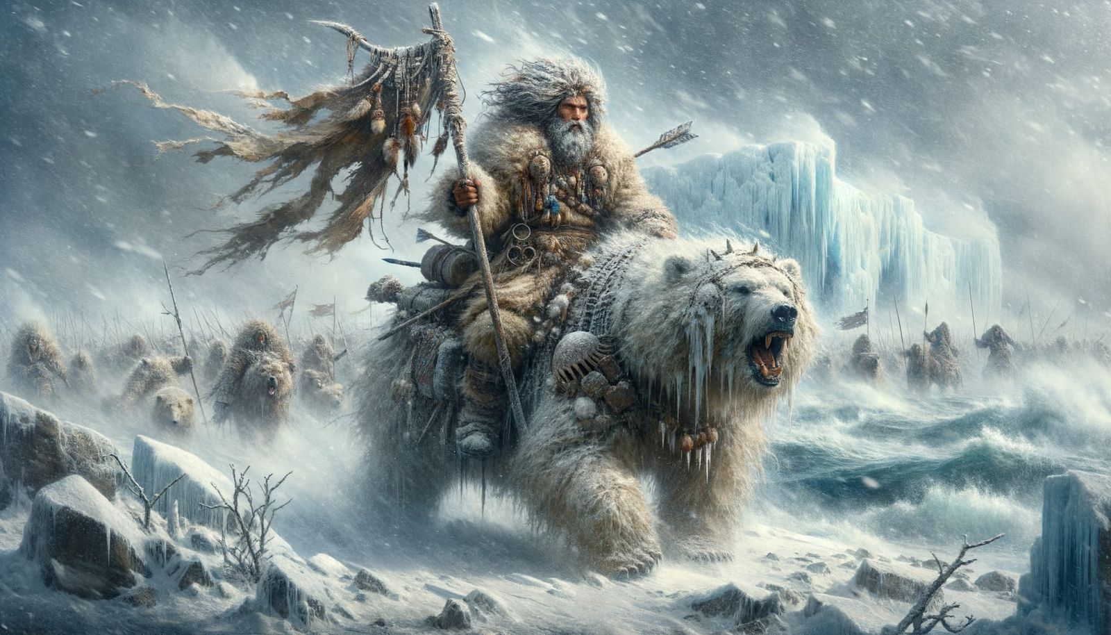 'Nomadic Tribe' - Crossing the Frozen Tundra  by @808SoopaFly