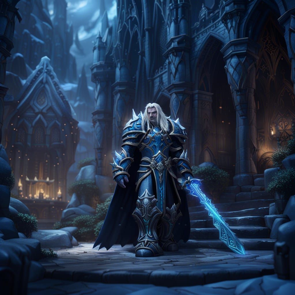 Arthas Menethil - AI Generated Artwork - NightCafe Creator