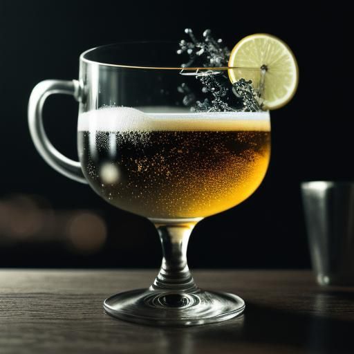 A glass of alcohol