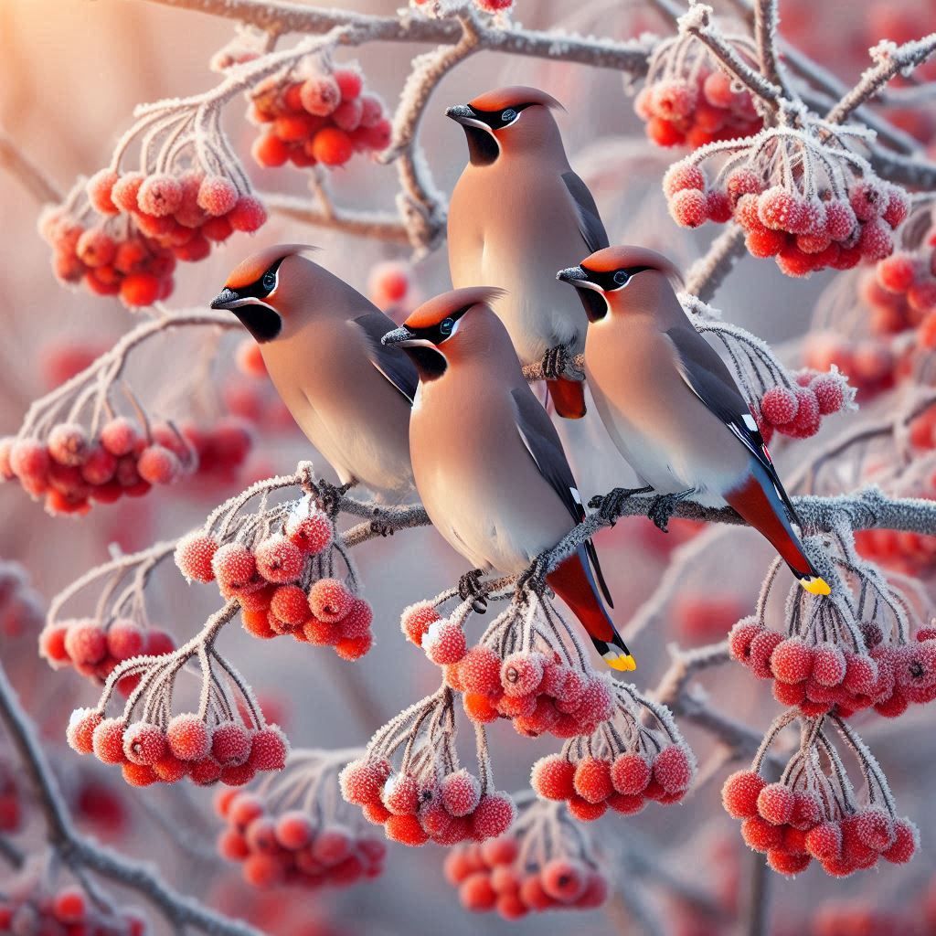 Waxwings