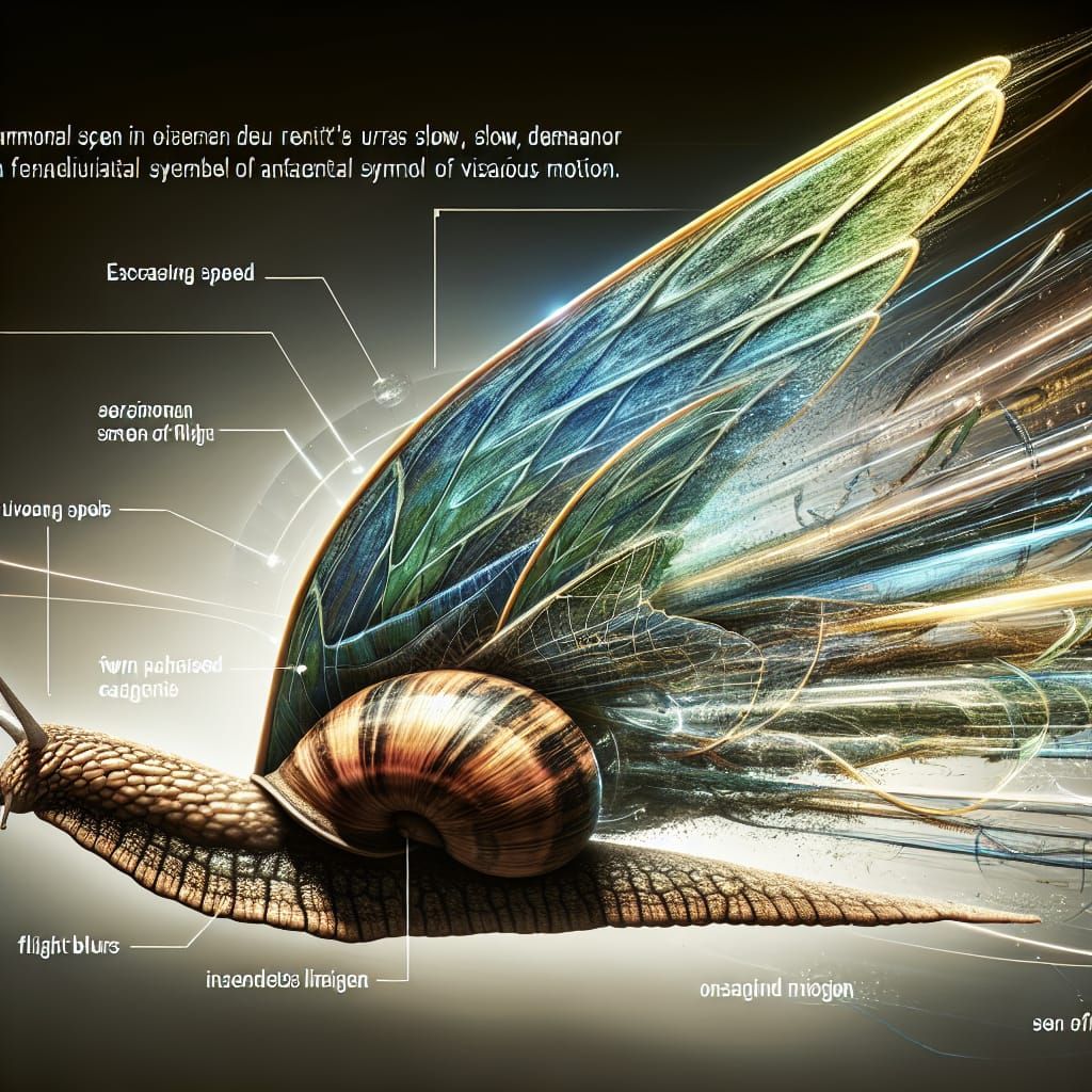 How to create a flying snail by yourself.