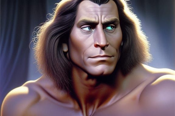 "Tarzan", Concept art by John Severin and by John Tenniel an...