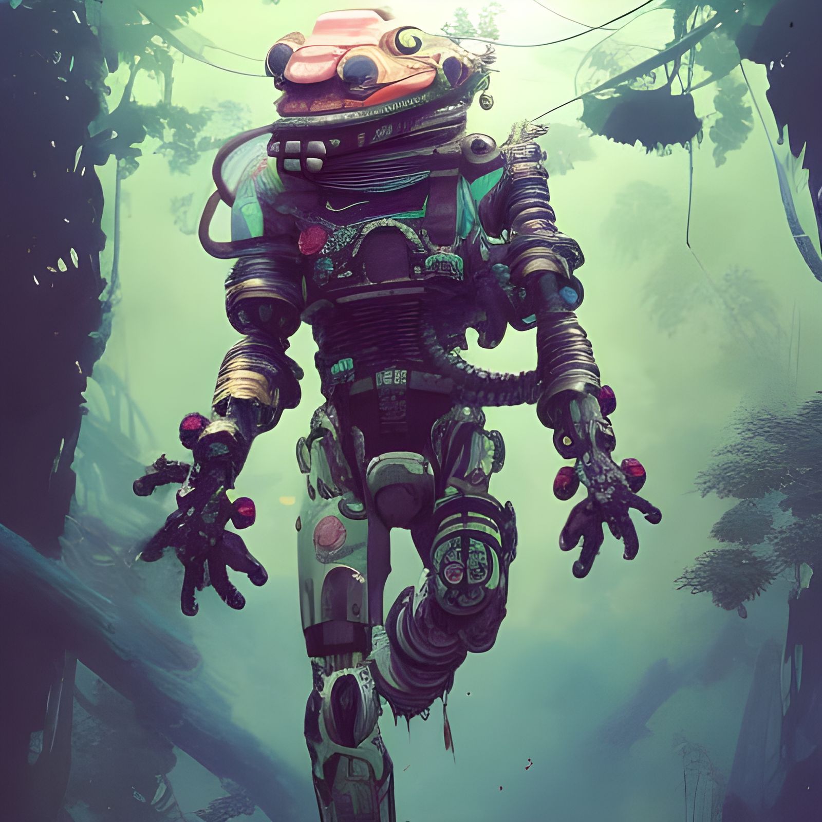 Cyborg frog bountyhunter II