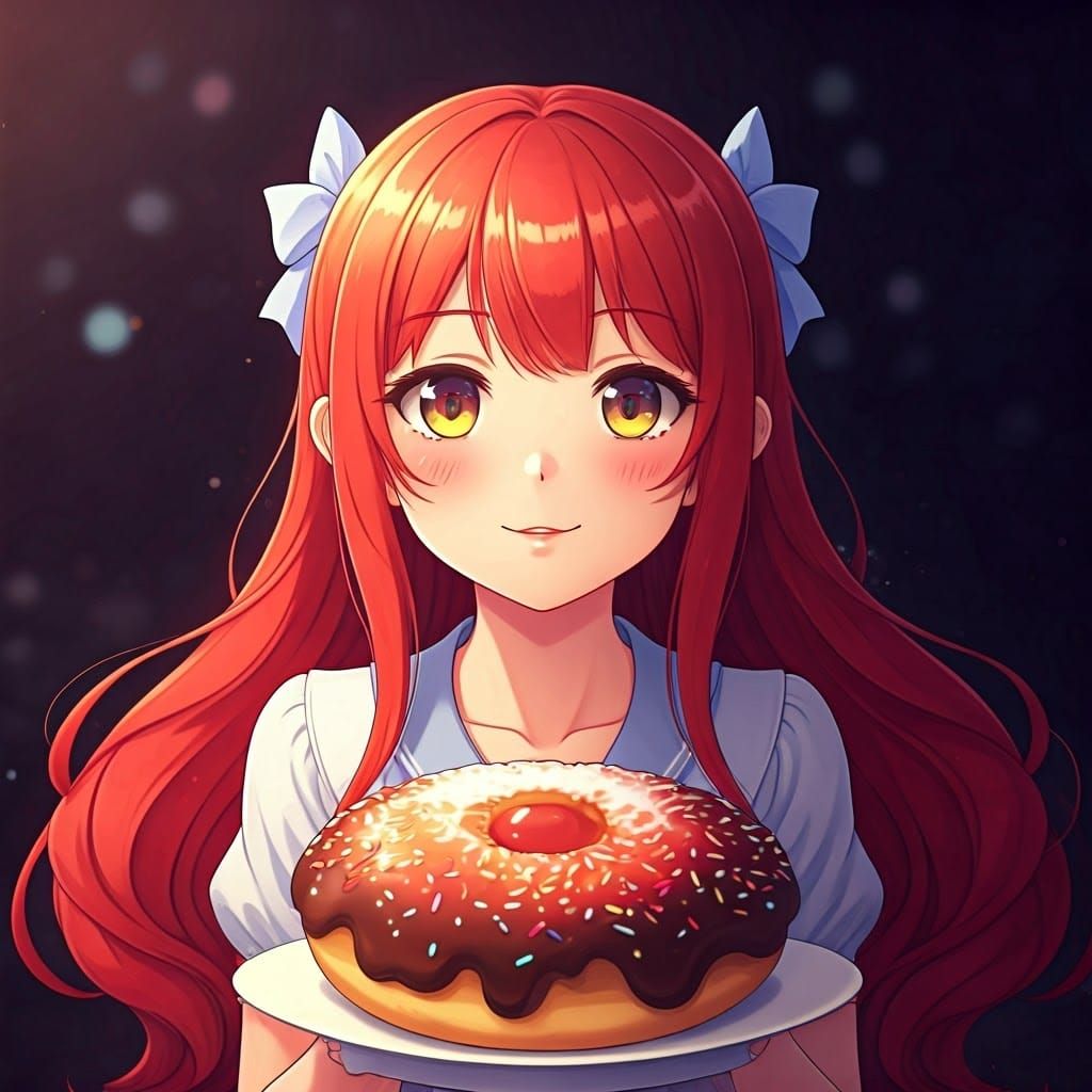 Sufganiyot Meets Anime Ribbon in Whimsical Hanukkah Celebrat...