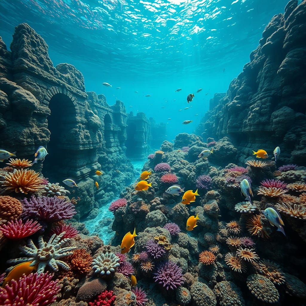 Nature of Atlantis  by @DAIV