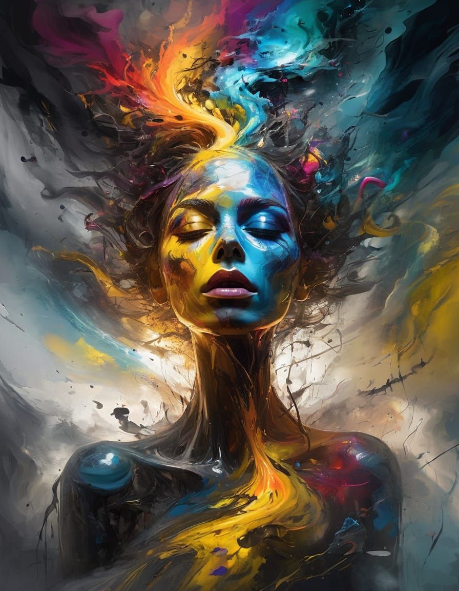 Chaotic Mind Vortex  by @MikThor