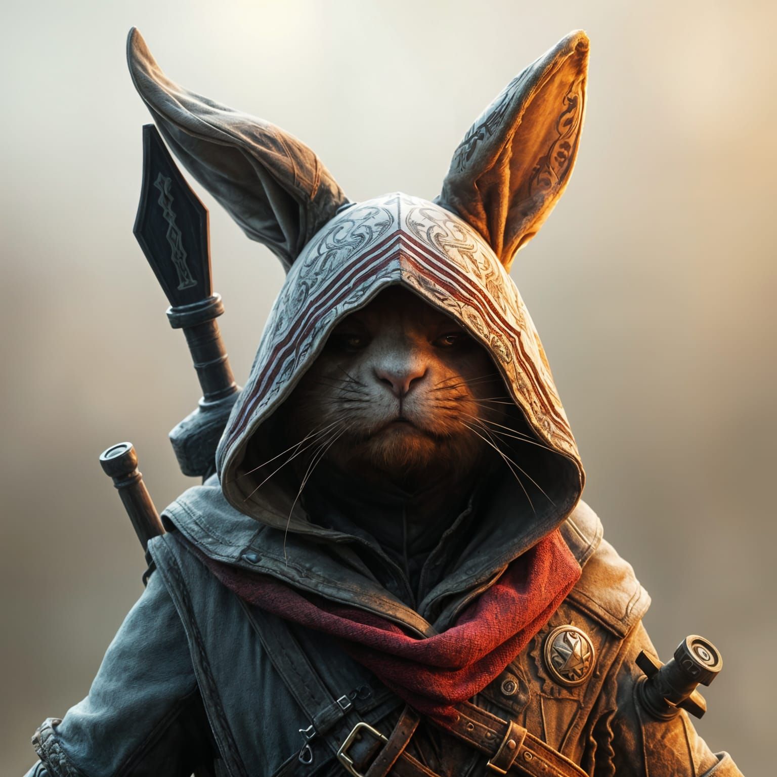 assassin's creed rabbit  by @Mrcl31