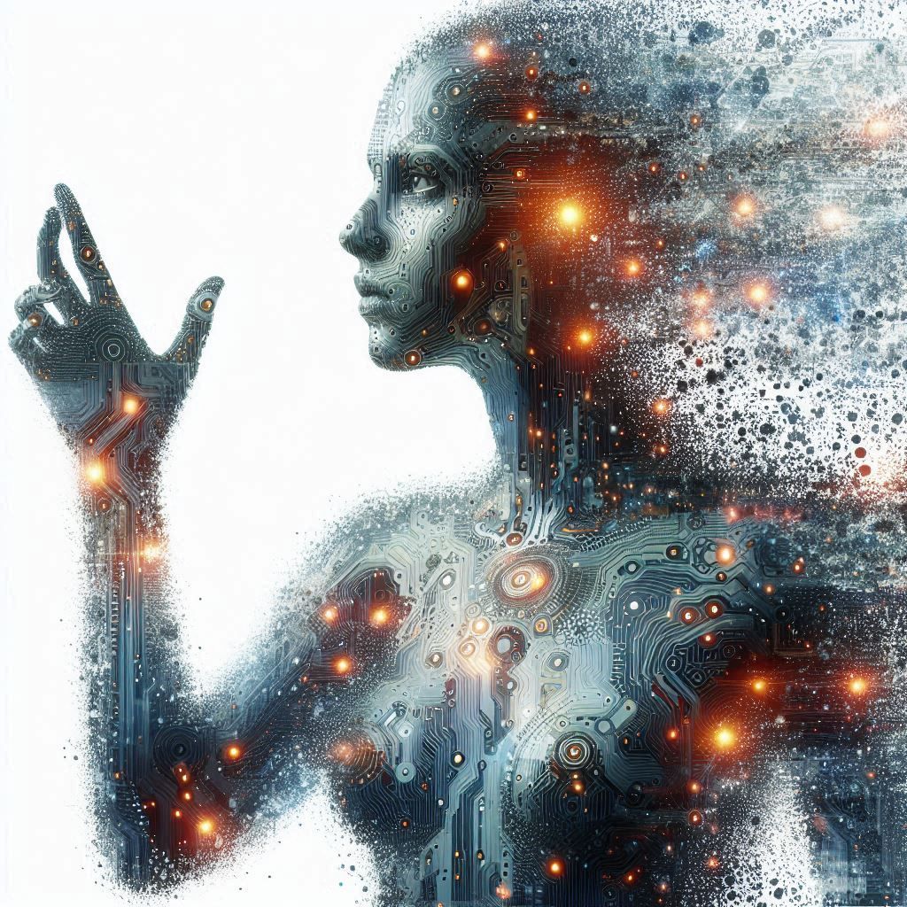 double exposure beautiful fantasy DALL-E 3 portrait landscap...