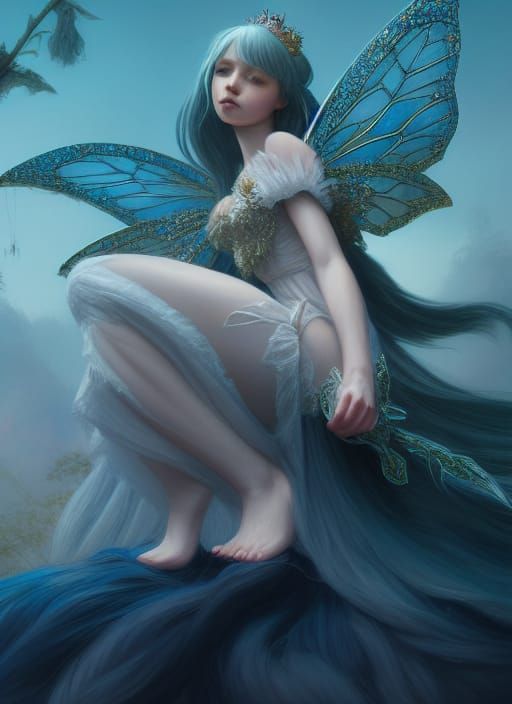Fairy light blue