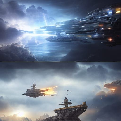 battle future ship sky fire