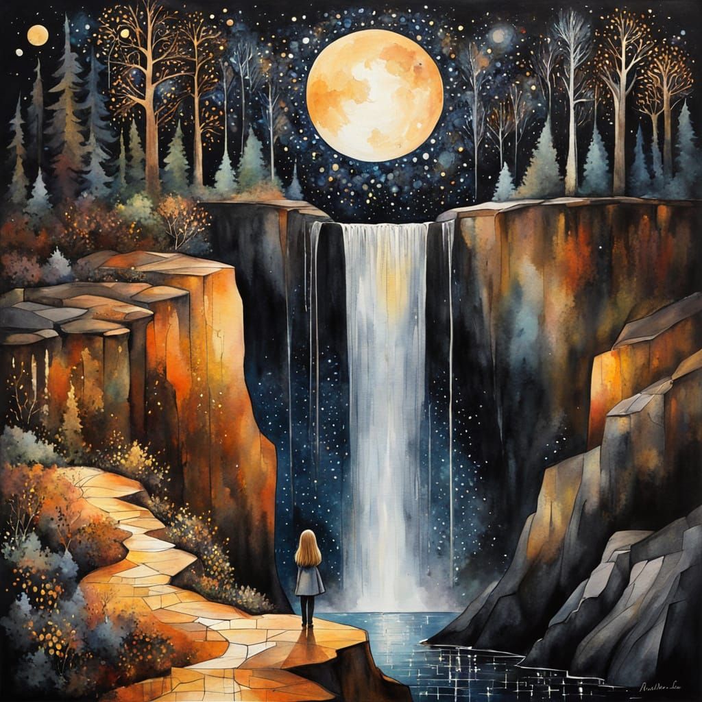 ^^Moonlit Path to Serenity (6 Likes)  by @Little Rainbow