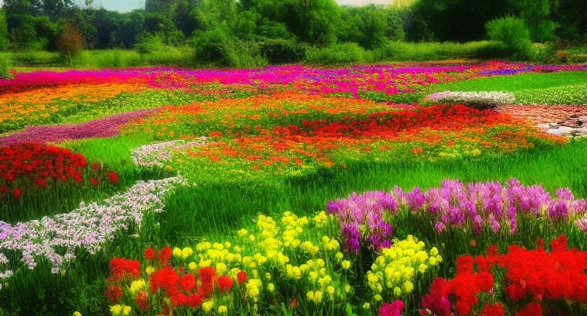 flowers landscape