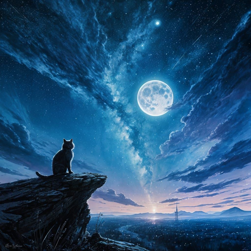 A Sky Full of Stars  by @Kringly