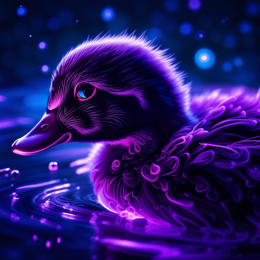 Galaxy Duck - Ai Generated Artwork - Nightcafe Creator