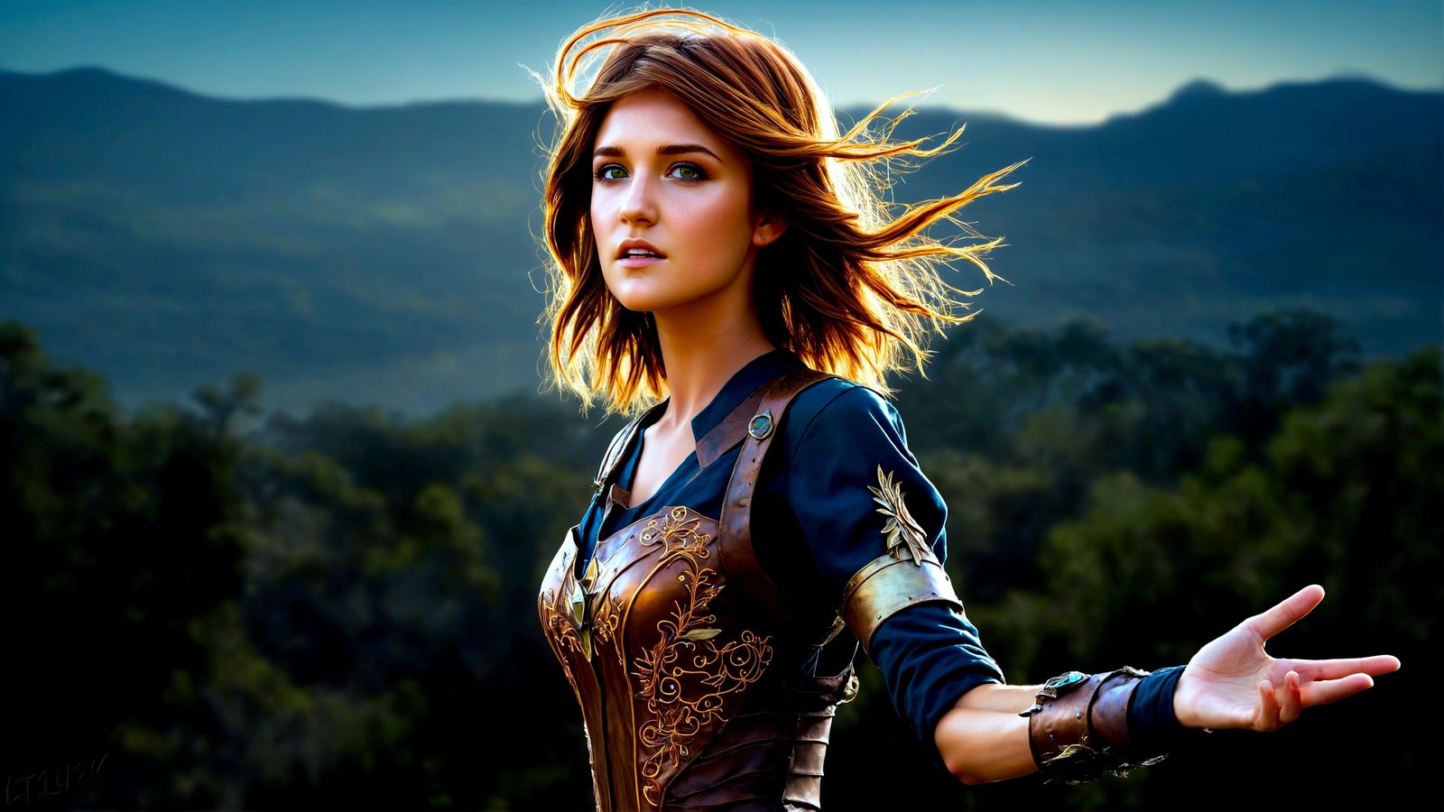 Marlen Massey - Glitter in the air series.