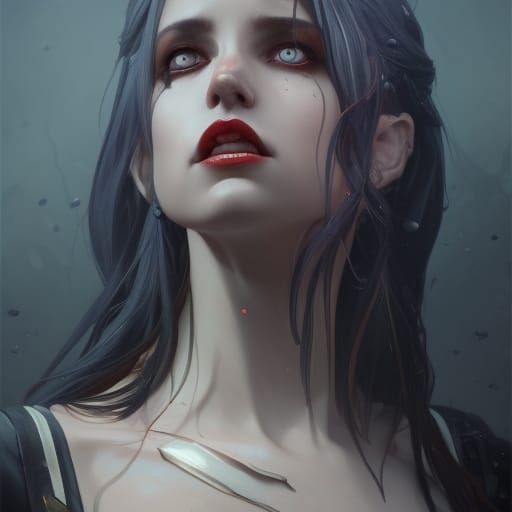 Vampire maybe. - AI Generated Artwork - NightCafe Creator