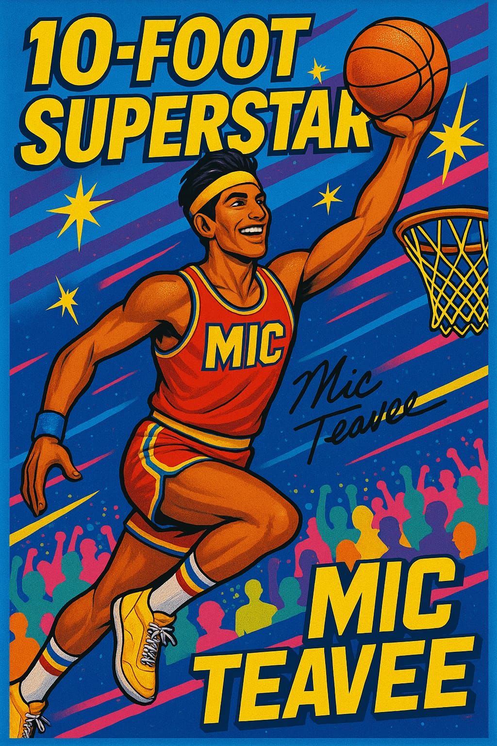 10-FOOT SUPERSTAR MICHAEL "MIC" TEAVEE
