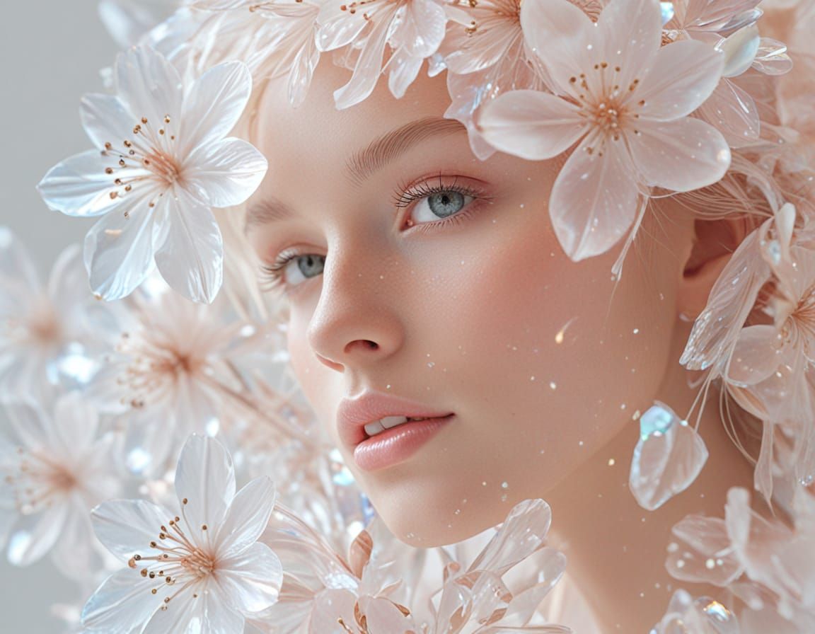 Transparent portrait