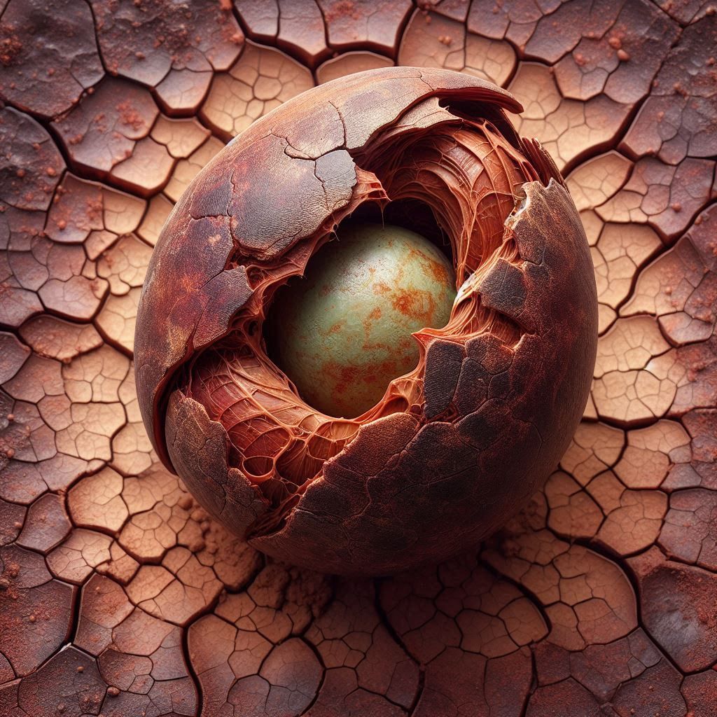 nest within the easter egg